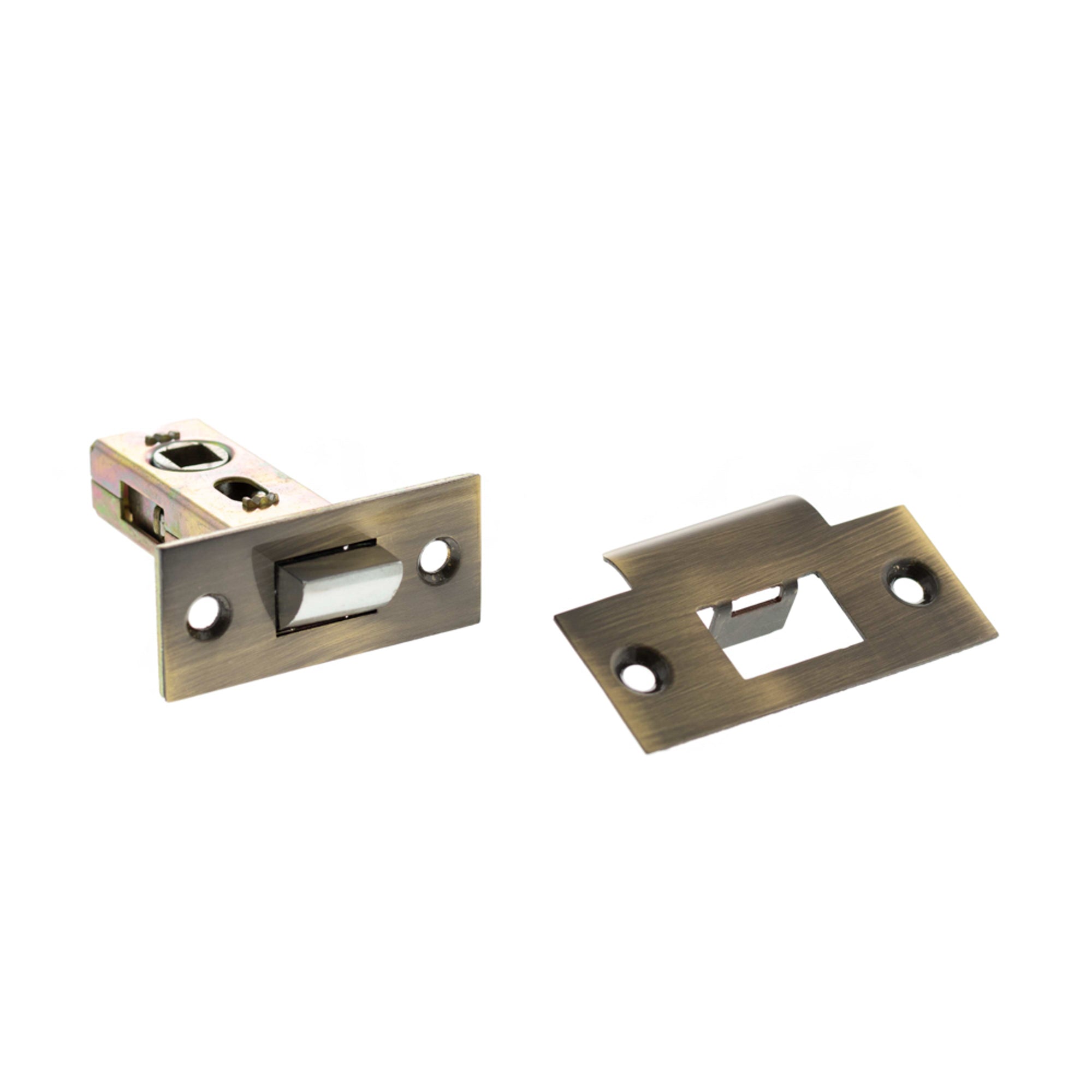 Atlantic Bolt Through Tubular Latch 2.5" - Antique Brass