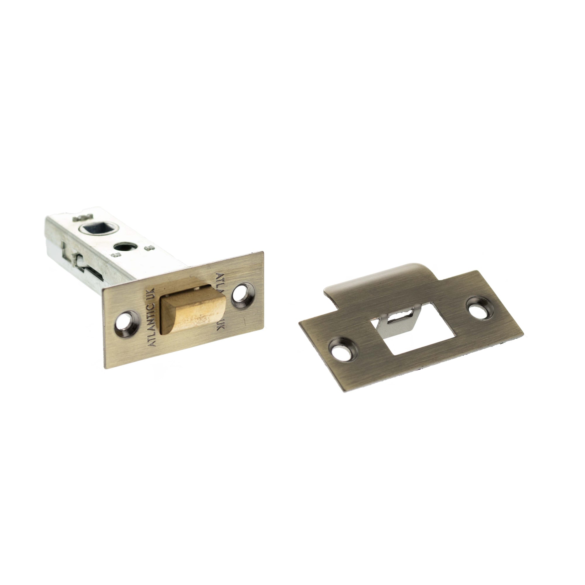 Atlantic Heavy Duty Bolt Through Tubular Latch 3" - Antique Brass