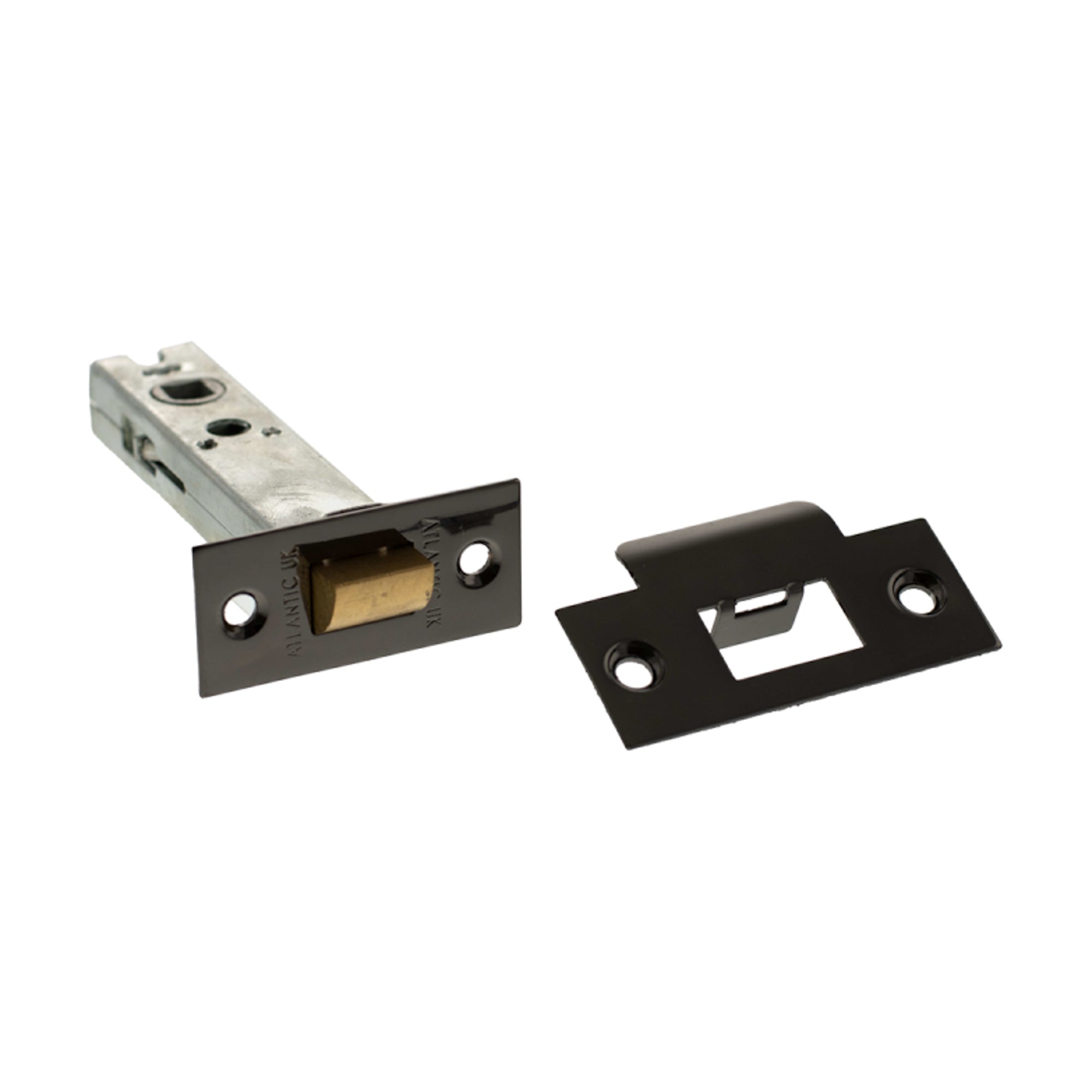 Atlantic Heavy Duty Bolt Through Tubular Latch 4" - Black Nickel
