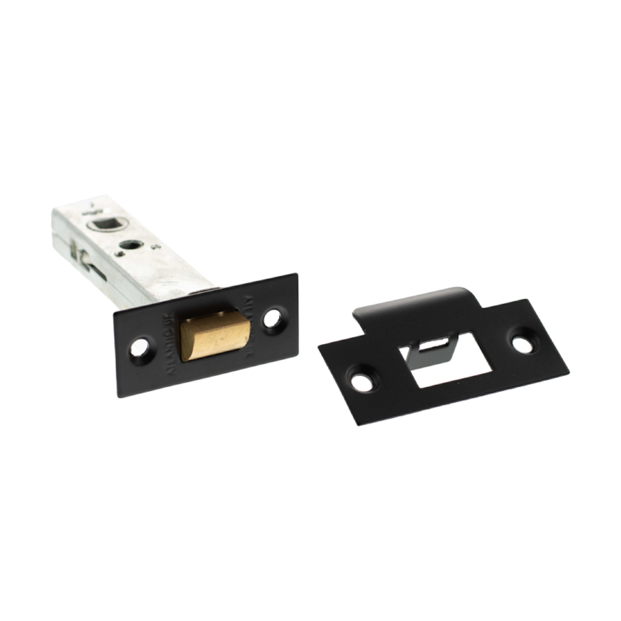 Atlantic Heavy Duty Bolt Through Tubular Latch 4" - Matt Black