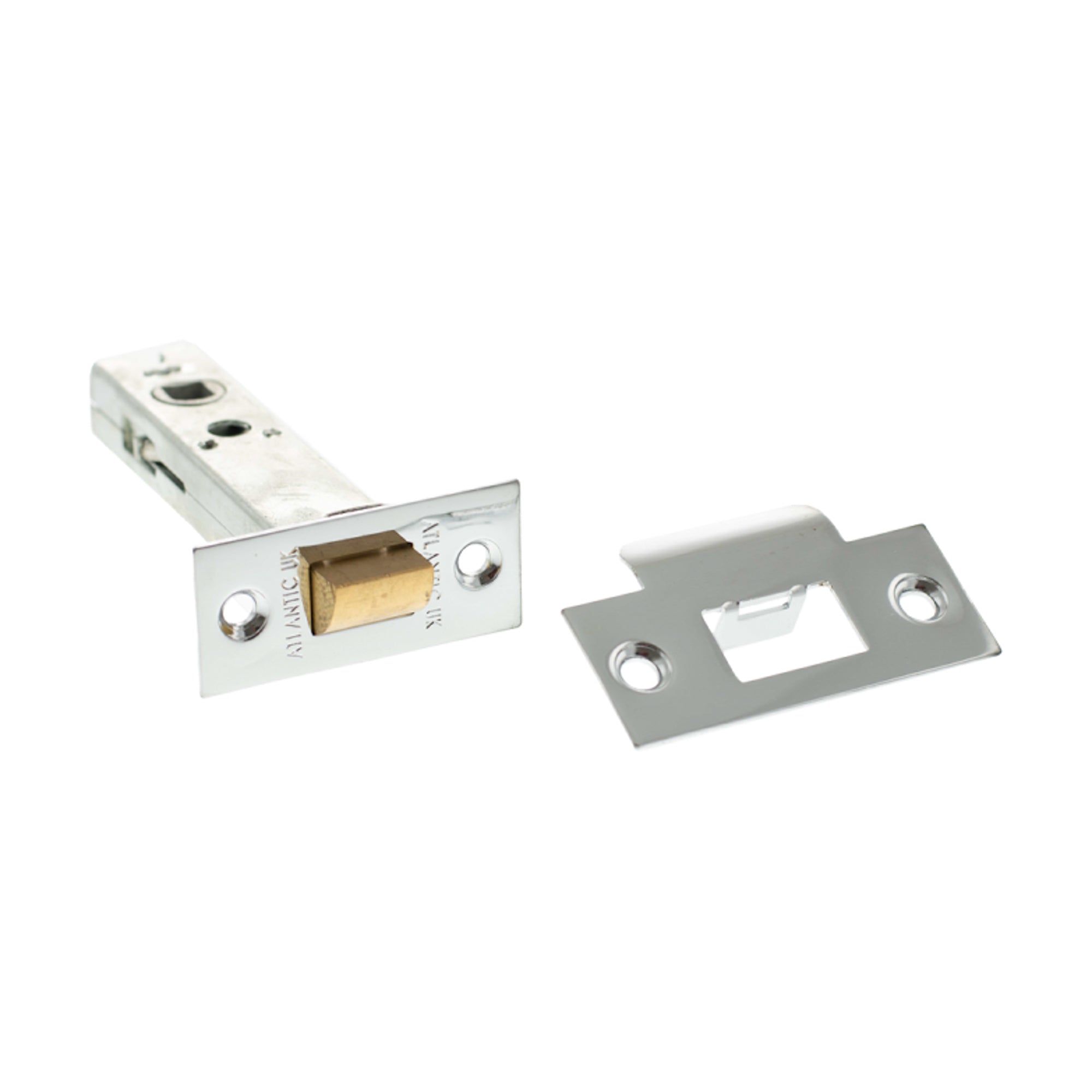 Atlantic Heavy Duty Bolt Through Tubular Latch 4" - Polished Chrome