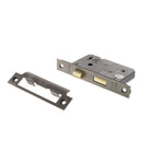 Atlantic Bathroom Lock [CE] 2.5" - Distressed Silver