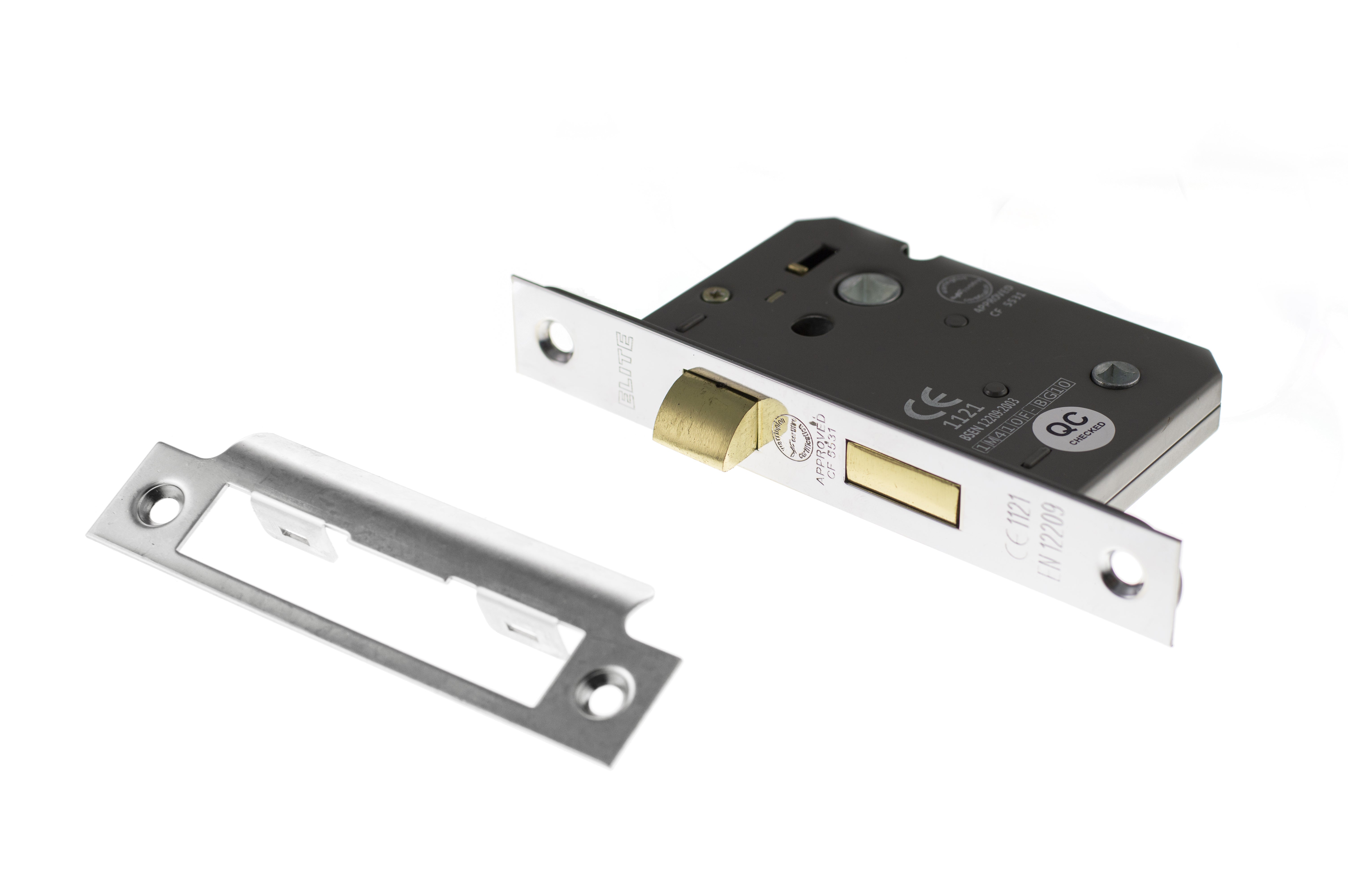 Atlantic Bathroom Lock [CE] 2.5" - Polished Chrome