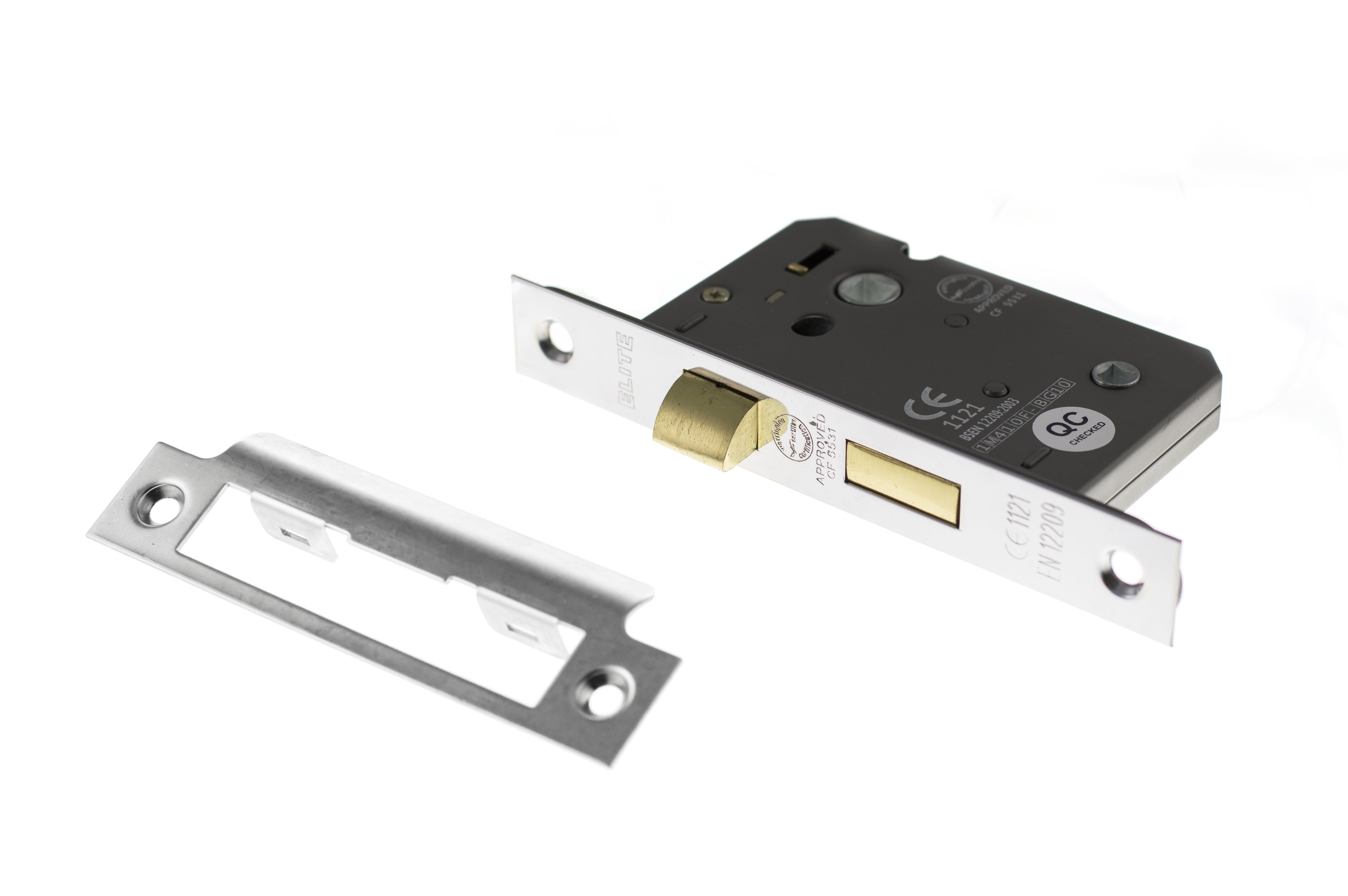 Atlantic Bathroom Lock [CE] 2.5" - Polished Chrome