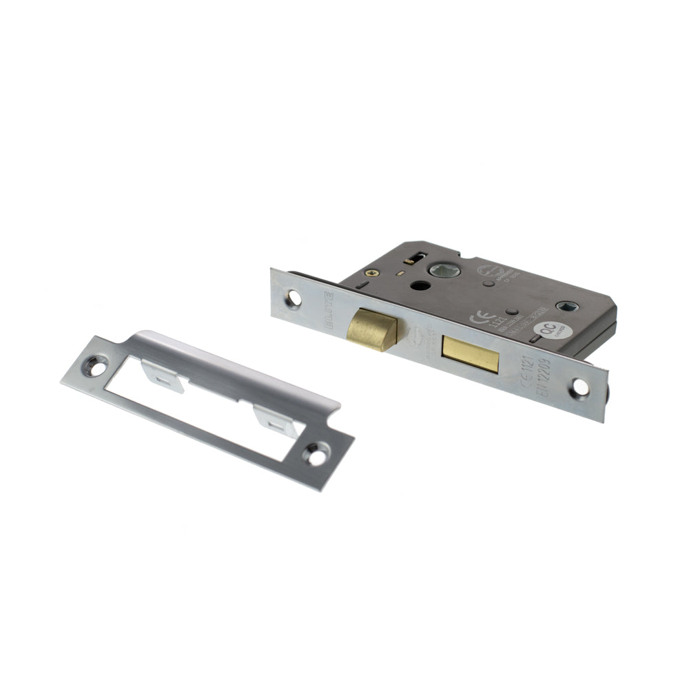 Atlantic Bathroom Lock [CE] 3" - Satin Chrome