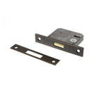 Atlantic 3 Lever Key Deadlock [CE] Keyed Alike 2.5" - Antique Copper