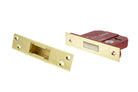 Atlantic 5 Lever Key Deadlock [BS] 3" - Polished Brass