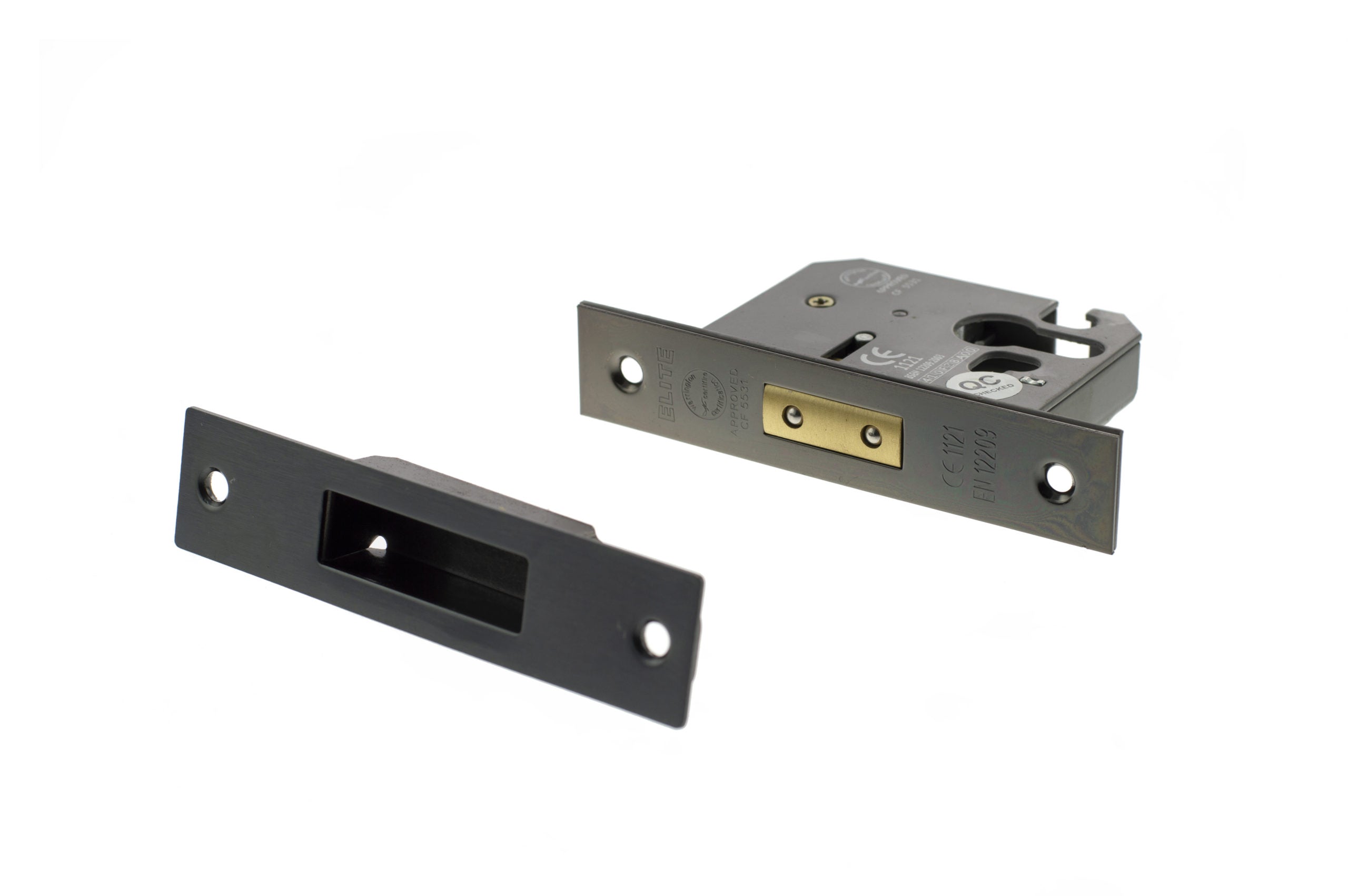 Atlantic Euro Deadlock [CE] 2.5" - Black Nickel