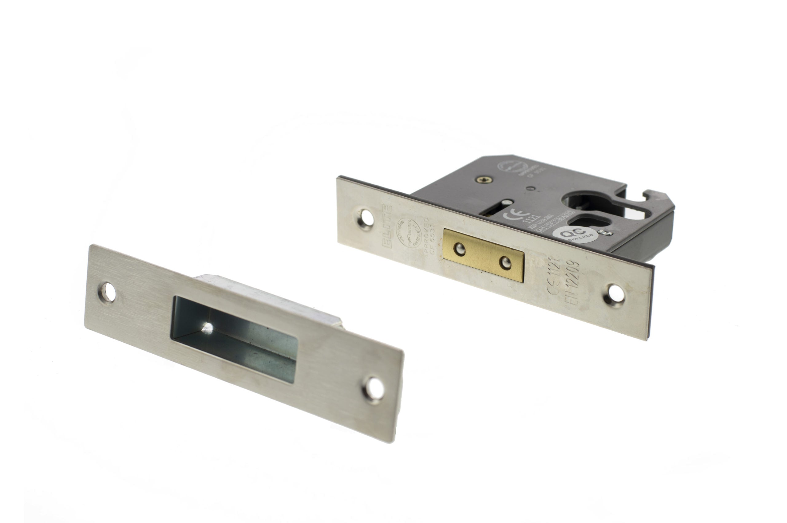 Atlantic Euro Deadlock [CE] 2.5" - Polished Nickel