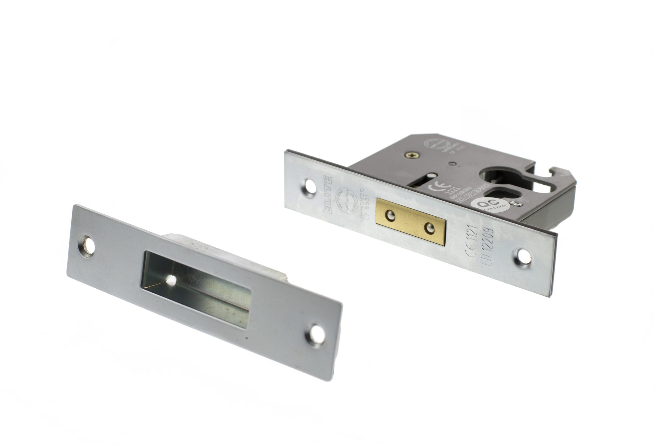 Atlantic Euro Deadlock [CE] 2.5" - Satin Chrome