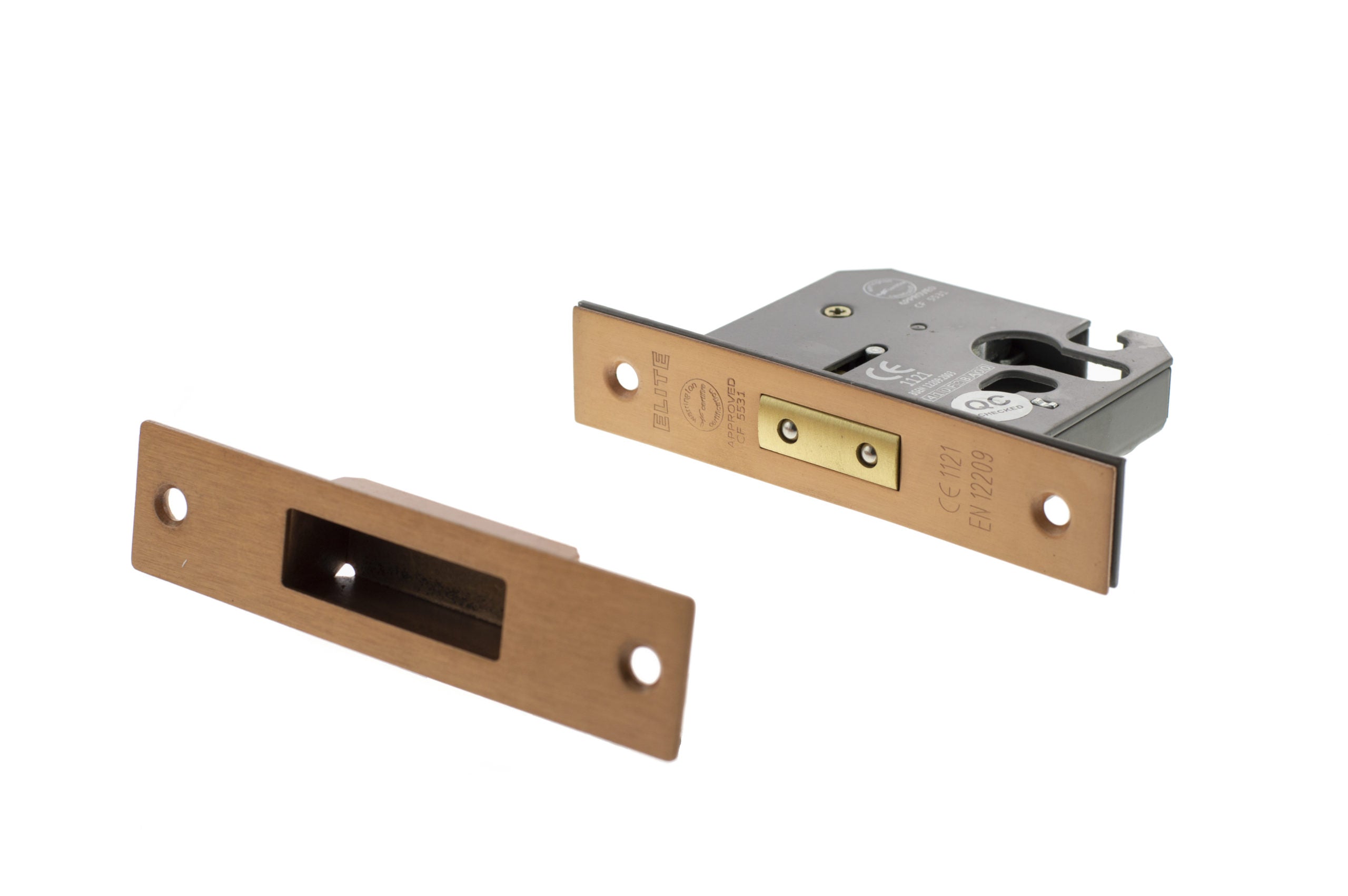 Atlantic Euro Deadlock [CE] 2.5" - Urban Satin Copper