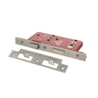 Atlantic DIN Bathroom Lock Double Turn 60mm backset - Satin Stainless Steel