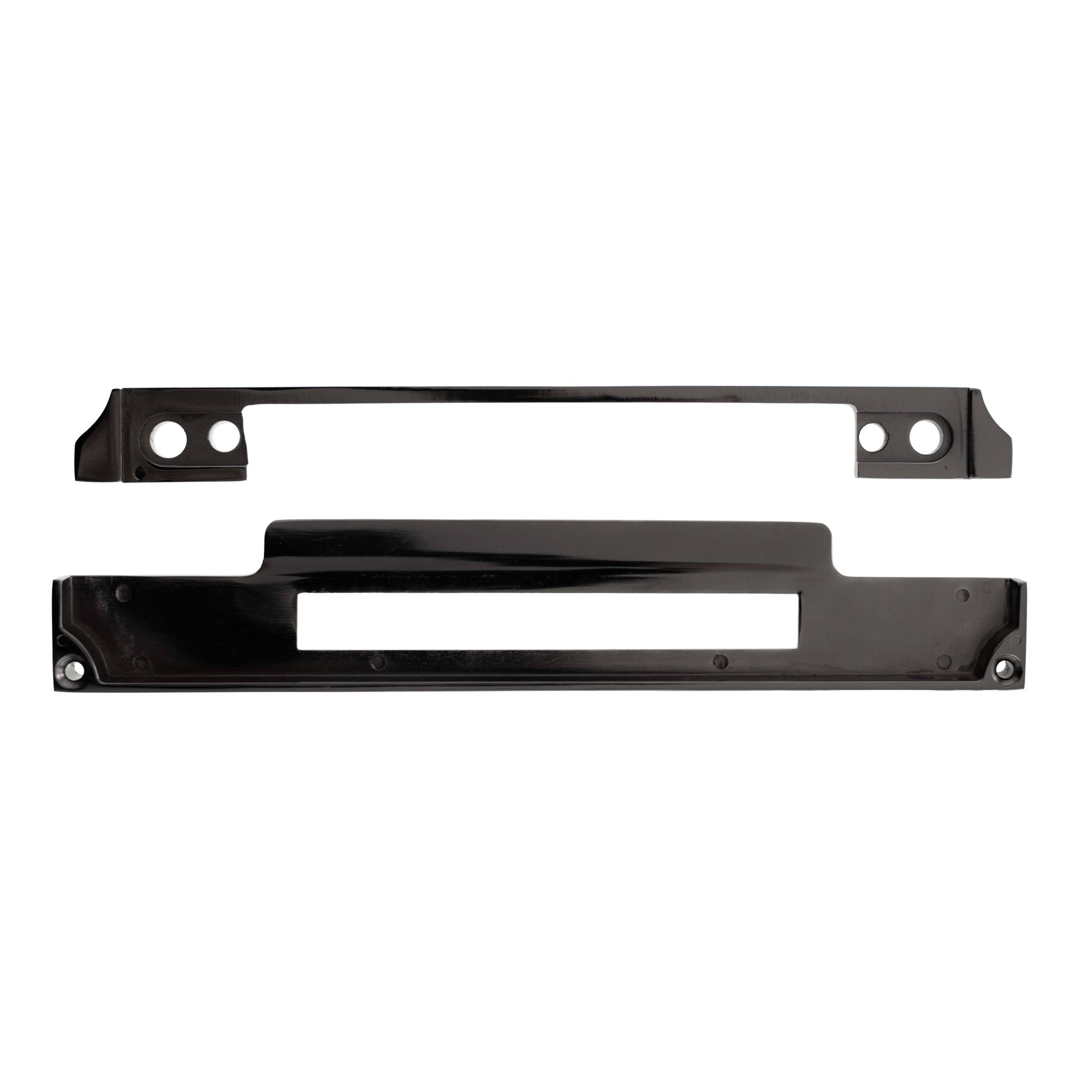 Atlantic DIN Rebate Kit for Euro Profile, Bathroom Lock, Latch, Euro Deadlock - Black Nickel