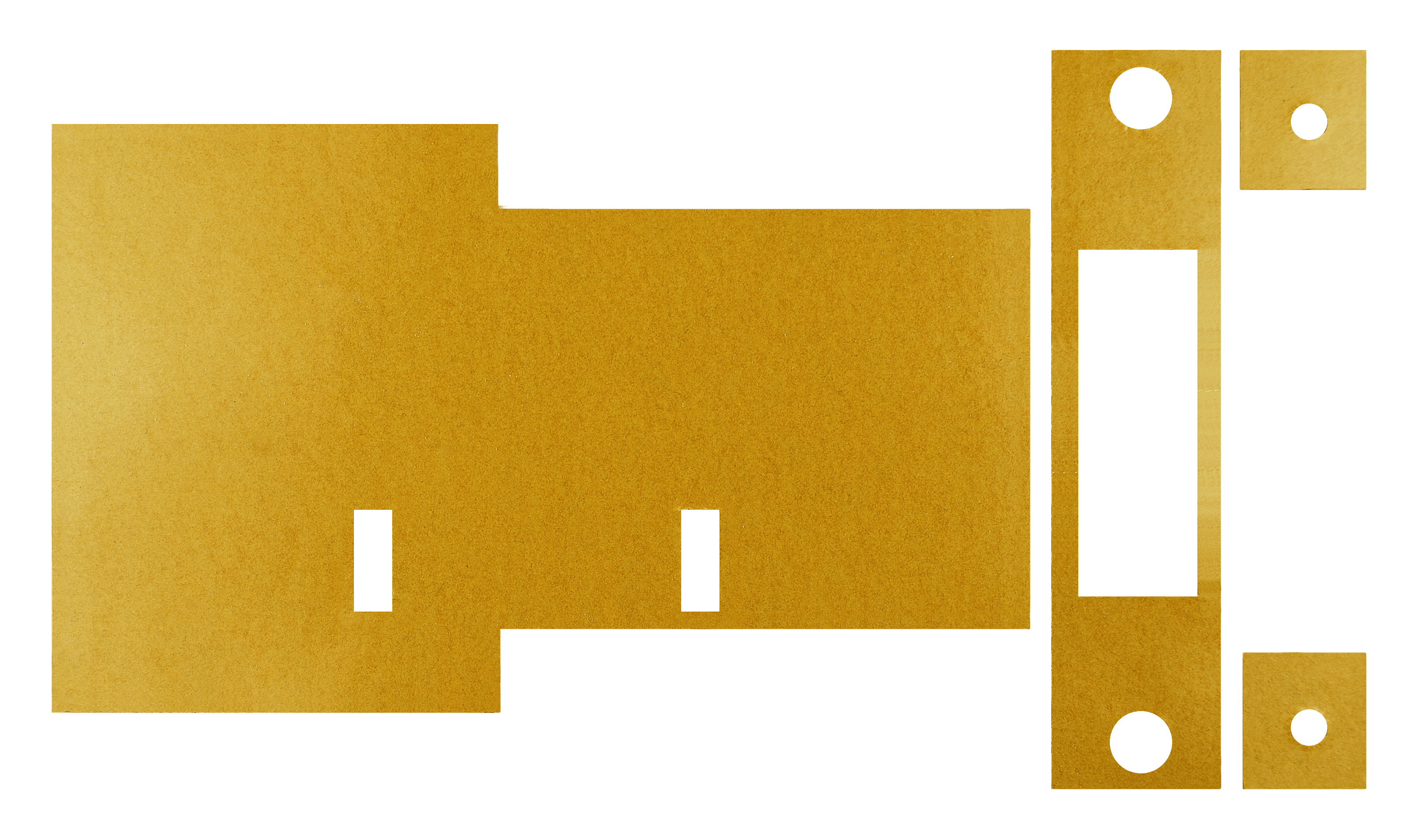 Atlantic Deadlock - 3LK Intumescent Lock Kit FD60 2mm