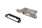 Atlantic Radius Corner Bathroom Lock [CE] 2.5" - Black Nickel