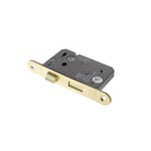 Atlantic Radius Corner Bathroom Lock [CE] 2.5" - Polished Brass