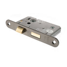 Atlantic Radius Corner Bathroom Lock [CE] 3" - Black Nickel