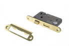 Atlantic Radius Corner Bathroom Lock [CE] 3" - Polished Brass