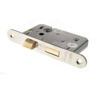Atlantic Radius Corner Bathroom Lock [CE] 3" - Polished Nickel