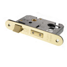 Atlantic Euro Radius Corner Sashlock [CE] 3" - Polished Brass