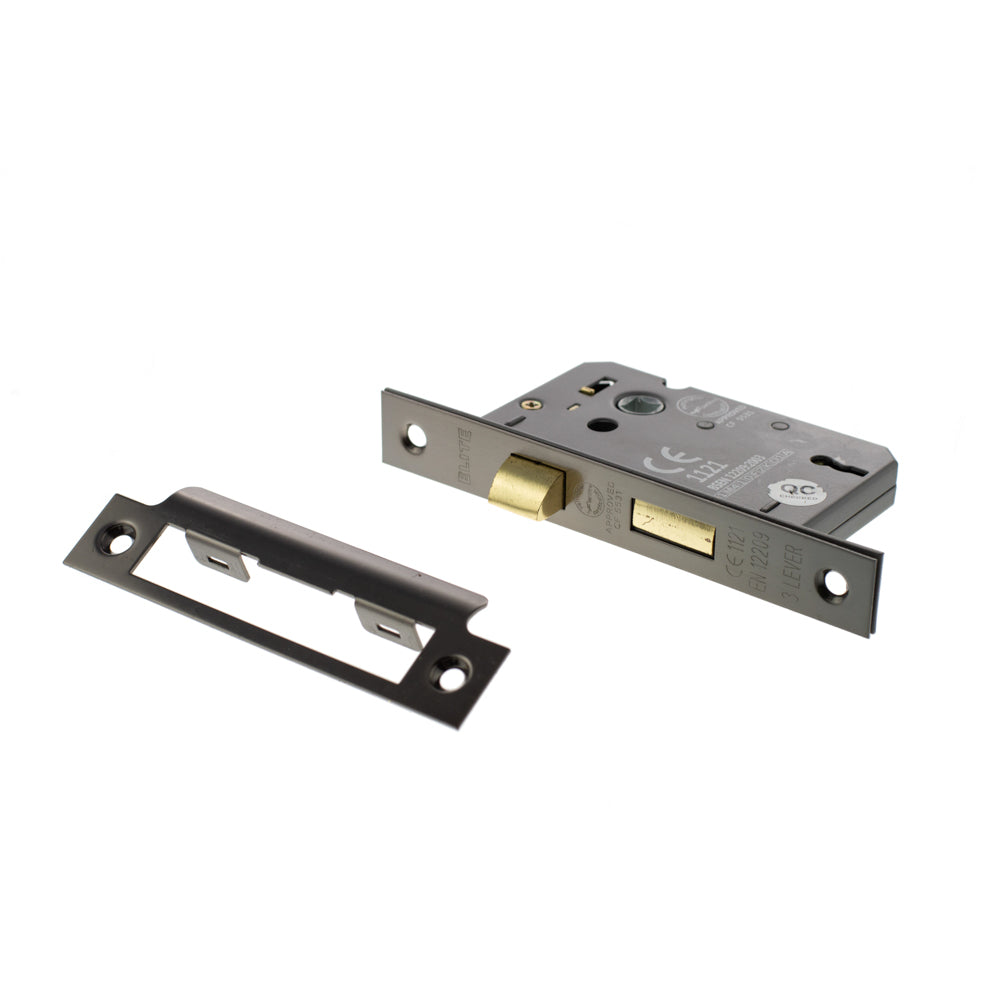 Atlantic 3 Lever Key Sashlock [CE] Keyed Alike - Black Nickel