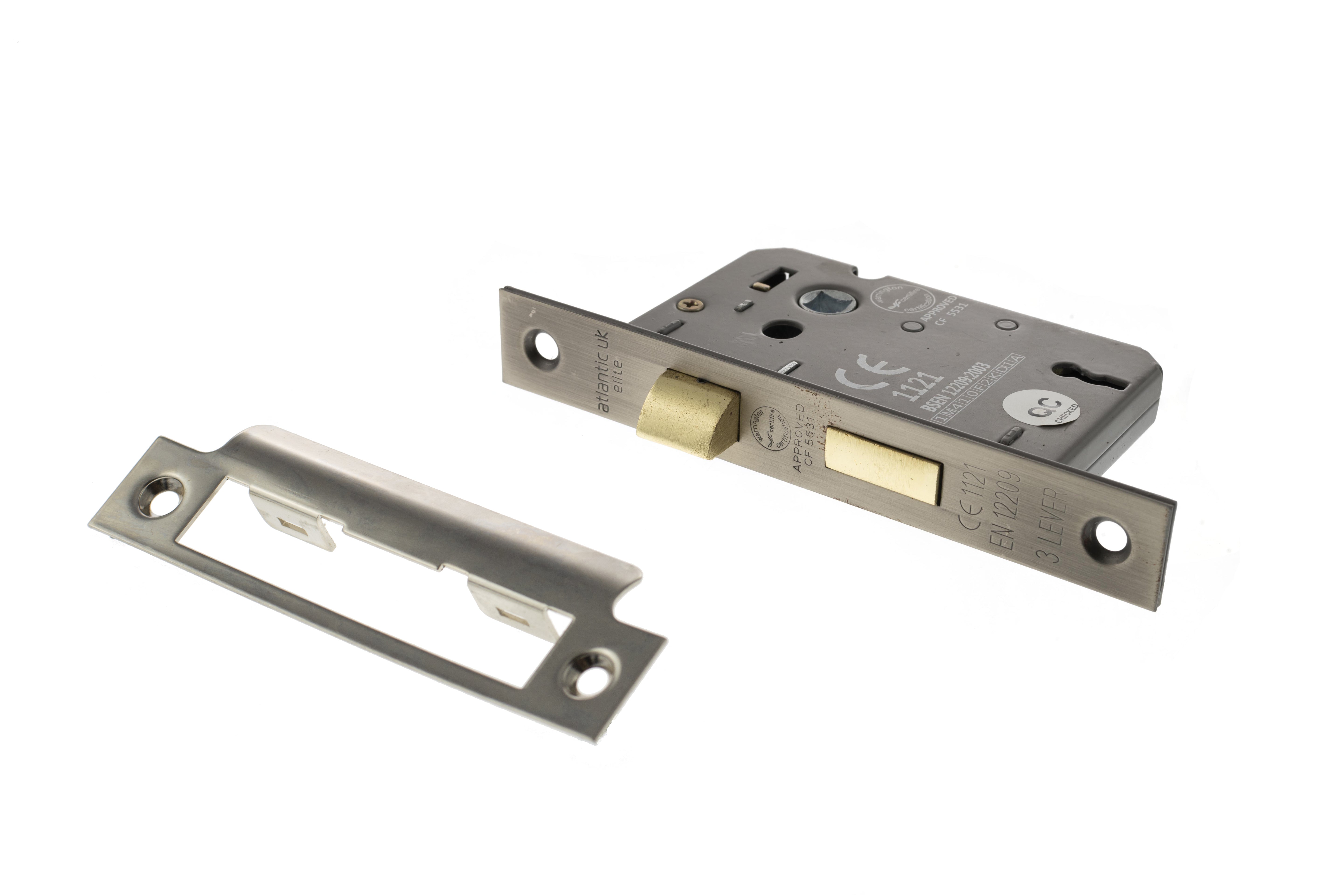 Atlantic 3 Lever Key Sashlock [CE] Keyed Alike - Matt Gun Metal