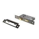 Atlantic 3 Lever Key Sashlock [CE] 3" - Black Nickel