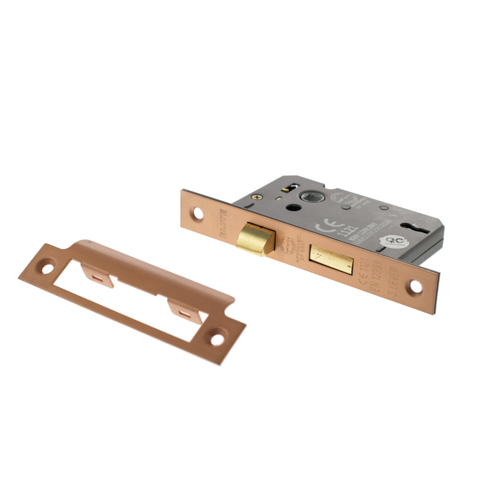 Atlantic 3 Lever Key Sashlock [CE] 3" - Urban Satin Copper