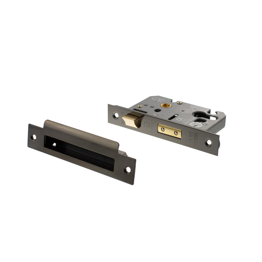Atlantic Euro Sashlock [CE] 2.5" - Black Nickel