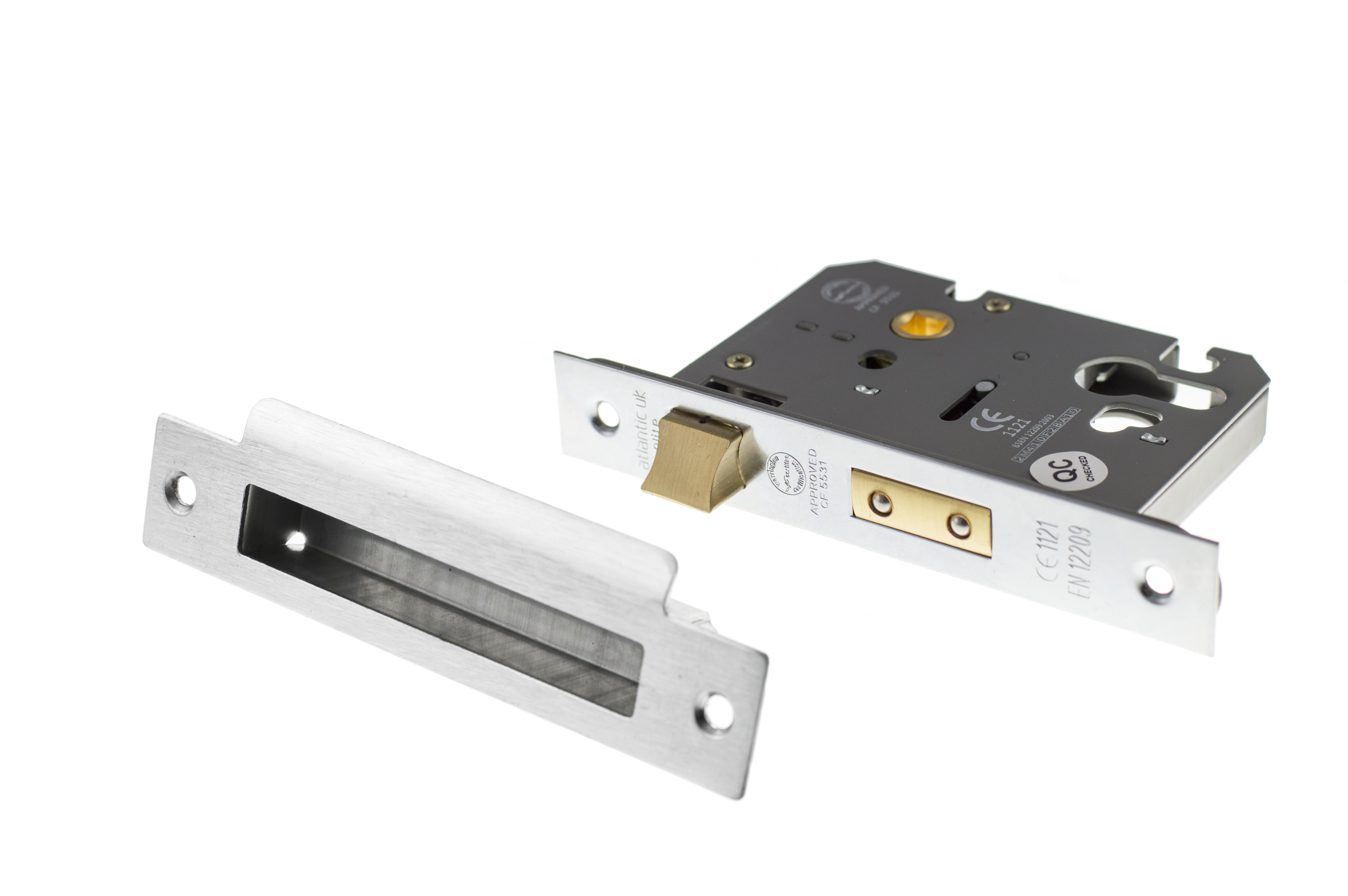 Atlantic Euro Sashlock [CE] 2.5" - Polished Chrome