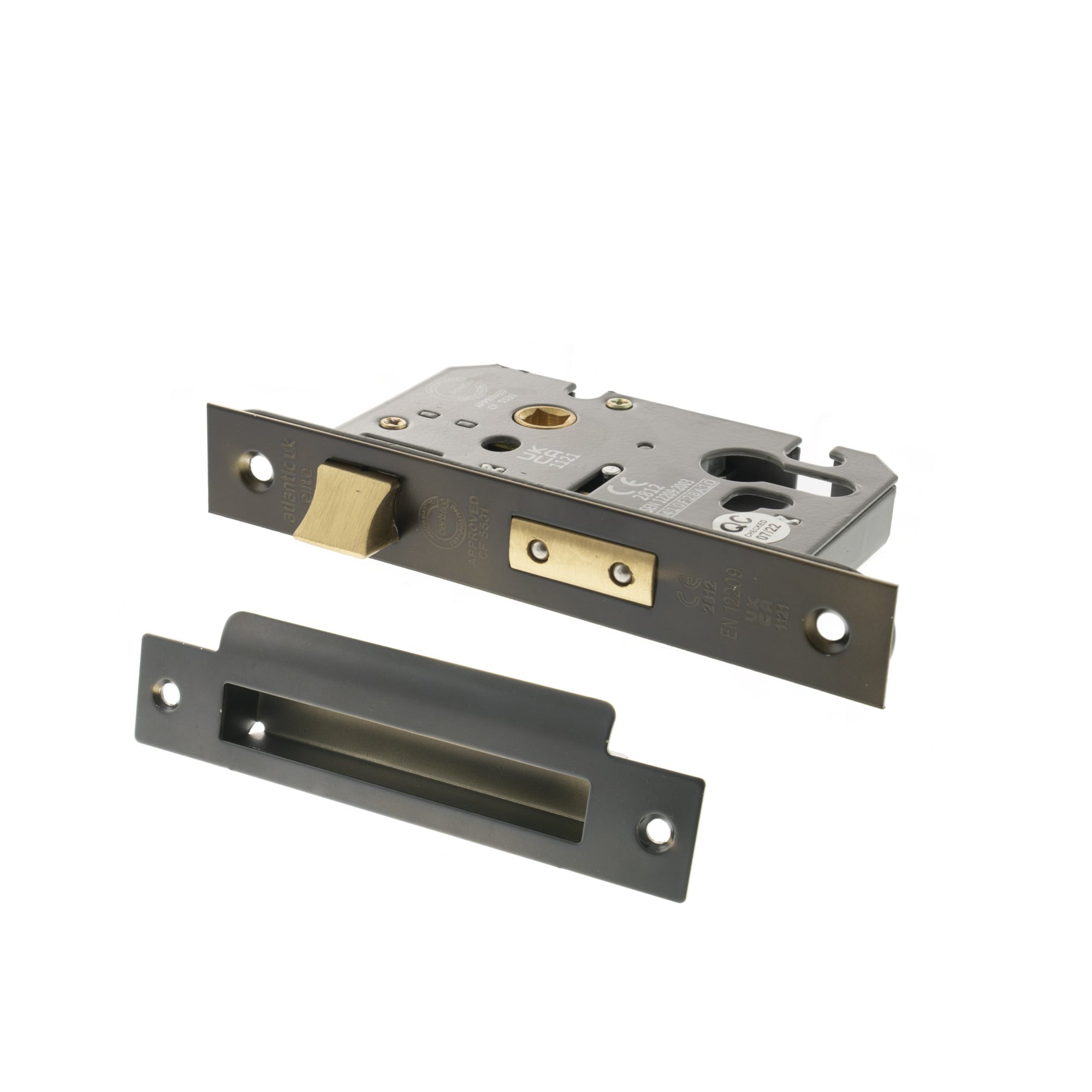 Atlantic Euro Sashlock [CE] 3" - Urban Dark Bronze
