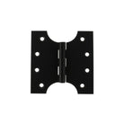 Atlantic (Solid Brass) Parliament Hinges 4" x 2" x 4mm - Matt Black
