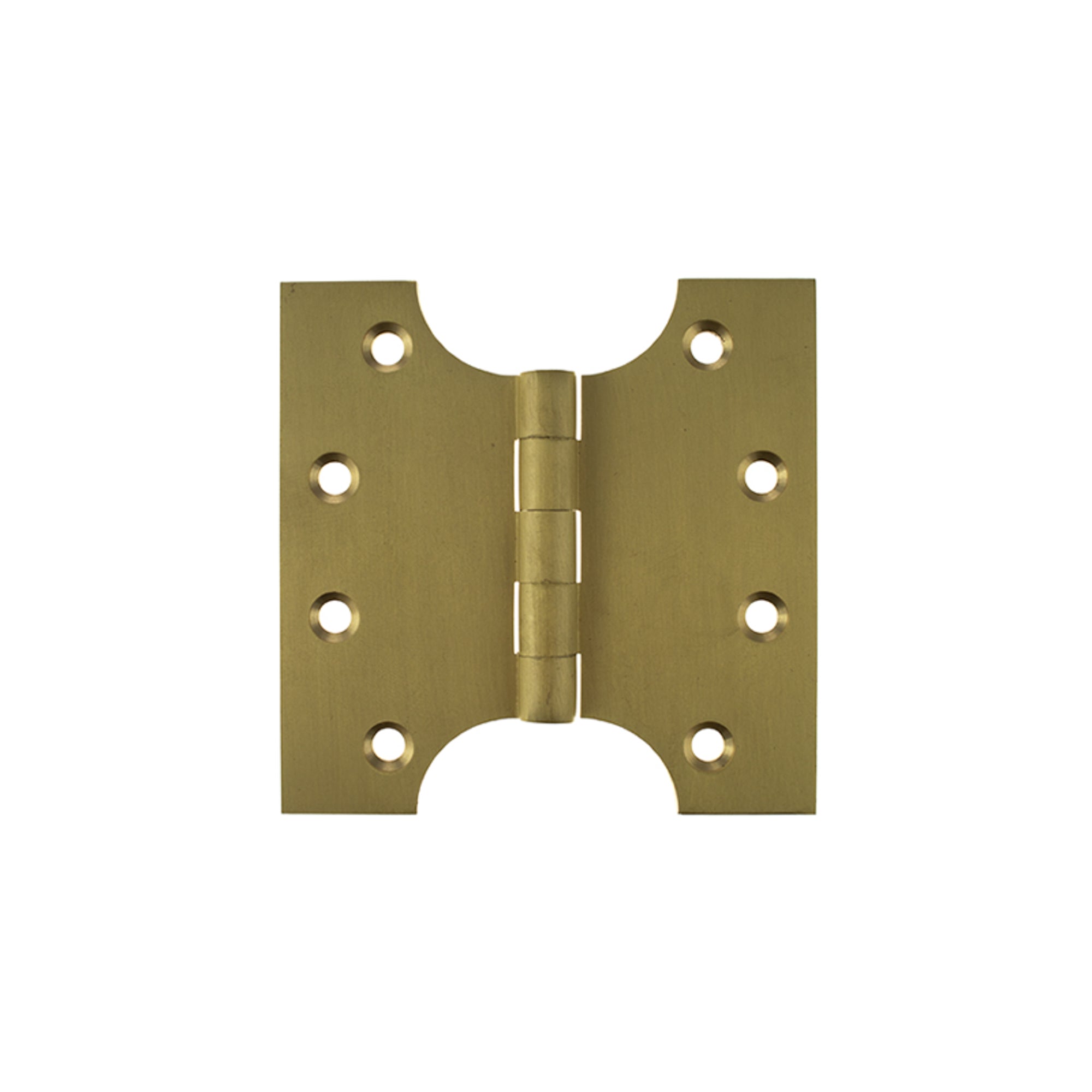 Atlantic (Solid Brass) Parliament Hinges 4" x 2" x 4mm - Satin Brass