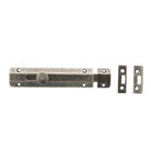 Atlantic Solid Brass Surface Door Bolt 6" - Distressed Silver 