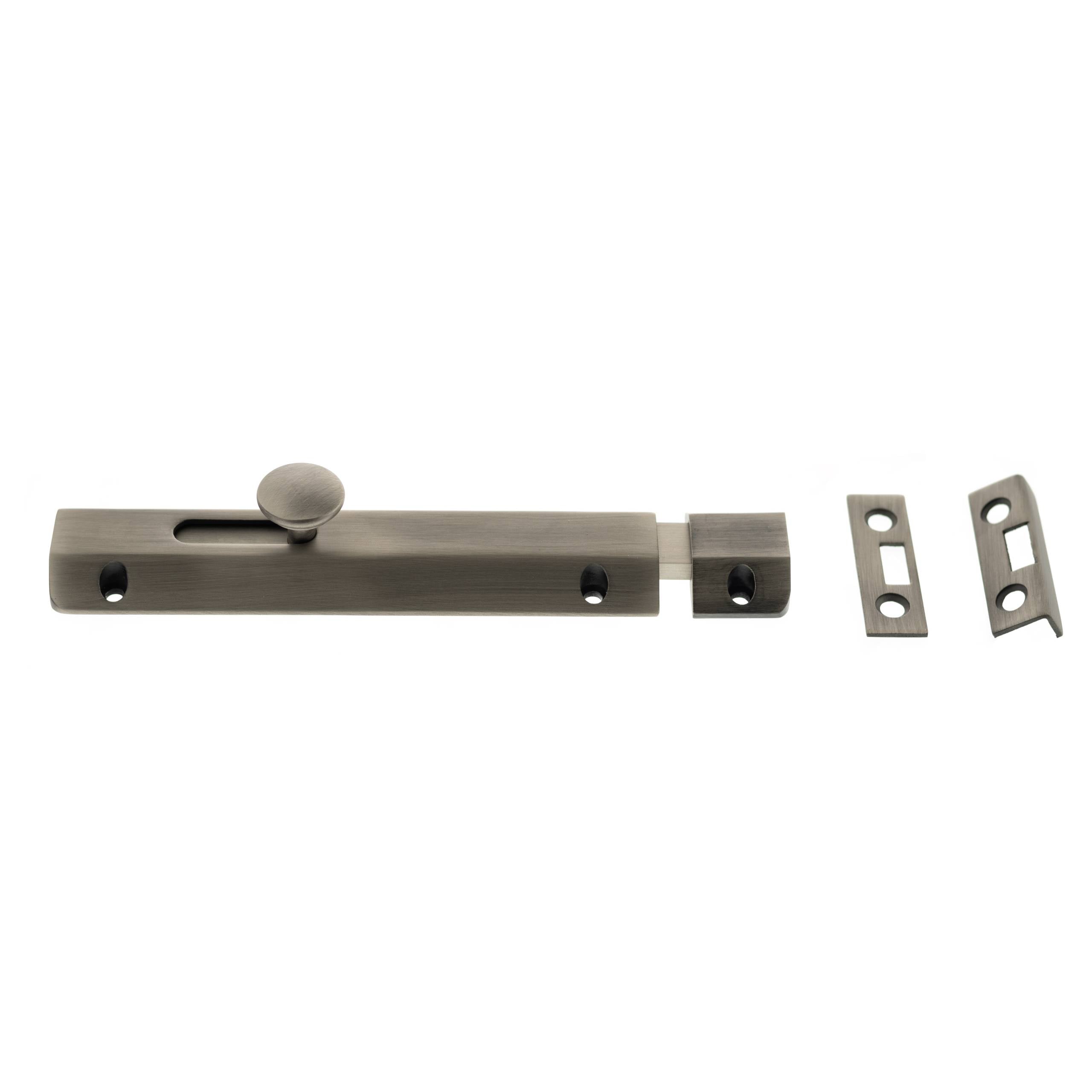 Atlantic Solid Brass Surface Door Bolt 6"