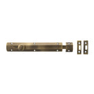 Atlantic Solid Brass Surface Door Bolt 8" - Antique Brass