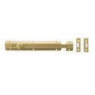 Atlantic Solid Brass Surface Door Bolt 8" - Satin Brass