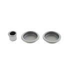 AGB Sliding Door Flush Pull Round - Satin Chrome