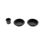 AGB Sliding Door Flush Pull Round - Matt Black