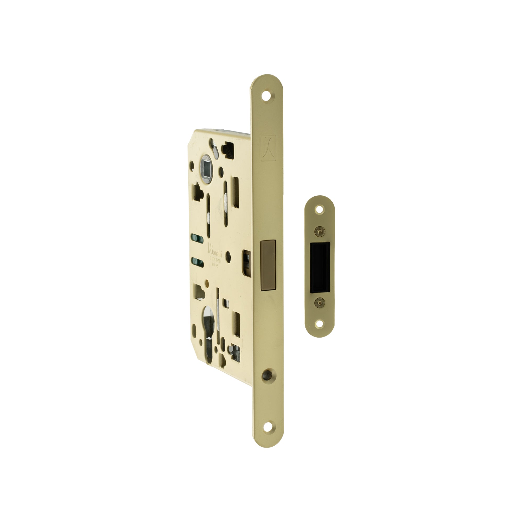 Bonaiti Polaris 2XT Magnetic Euro Profile Sashlock 60mm backset - Satin Brass