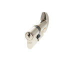 AGB Euro Profile 5 Pin Cylinder Key to Turn 30-30mm (60mm) - Polished Nickel