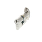 AGB Euro Profile 5 Pin Cylinder Key to Turn 30-30mm (60mm) - Satin Chrome