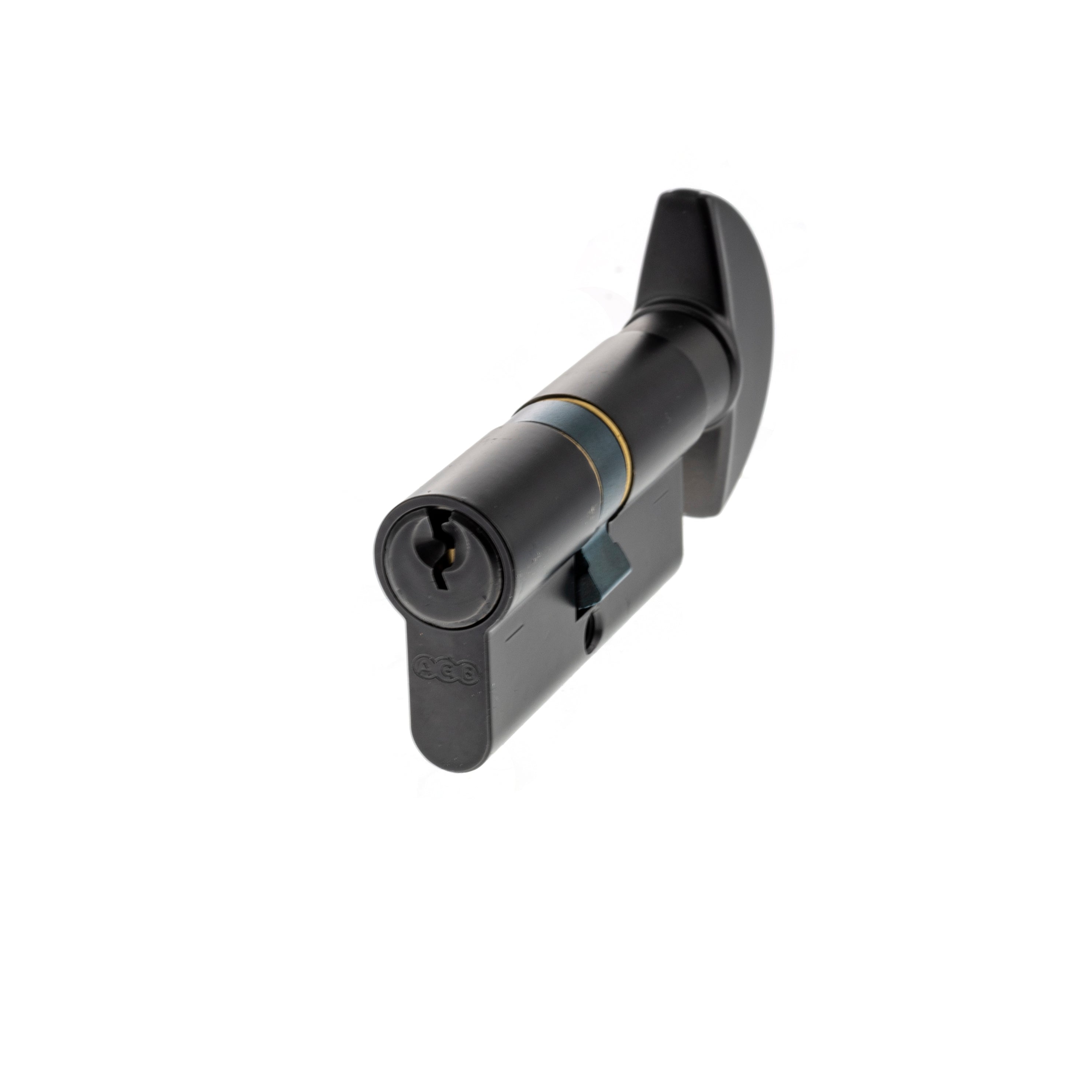 AGB Euro Profile 5 Pin Cylinder Key to Turn 35-35mm (70mm) - Matt Black