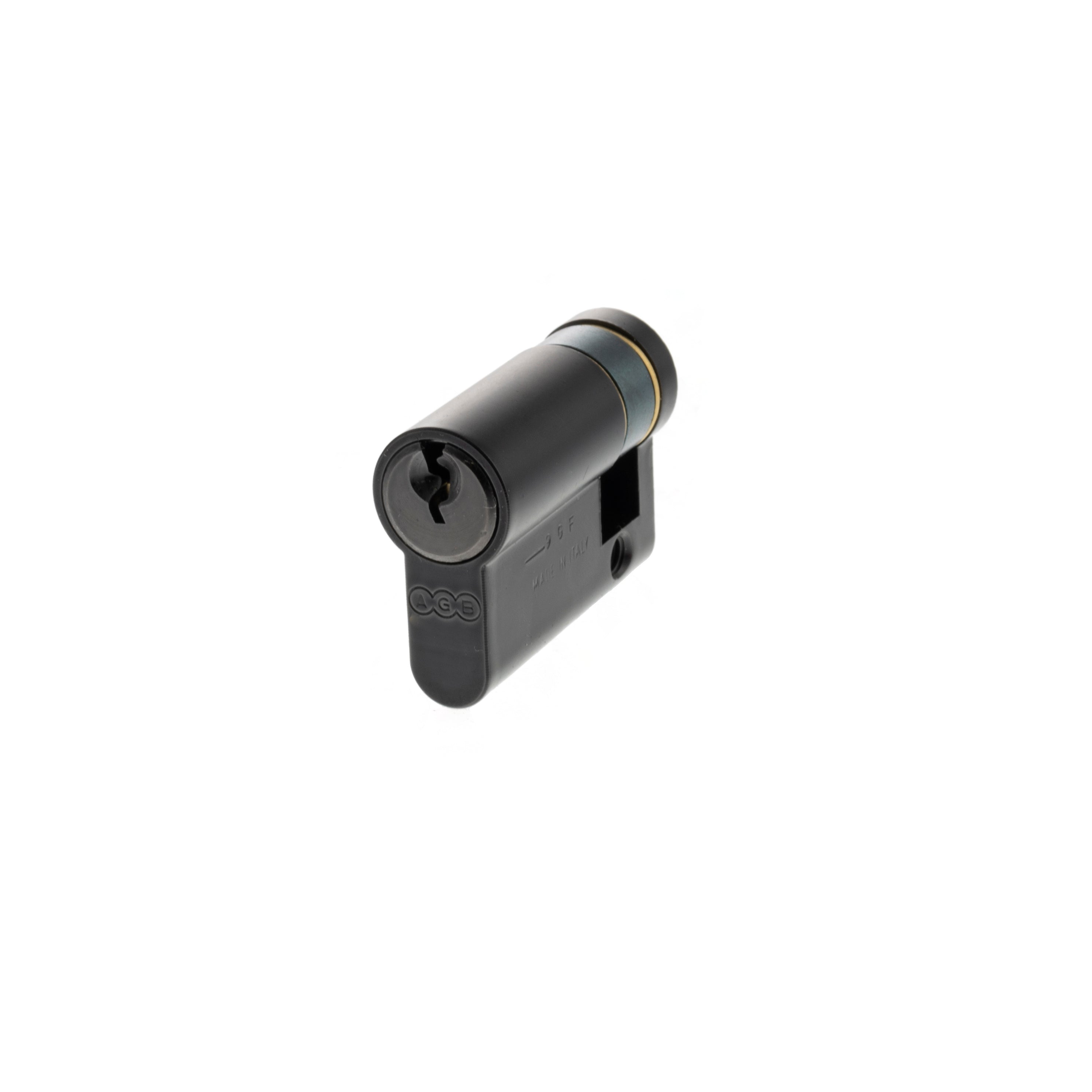 AGB Euro Profile 5 Pin Single Cylinder 35-10mm (45mm) - Matt Black