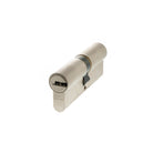AGB Euro Profile 15 Pin Double Cylinder 40-40mm (80mm) - Satin Nickel