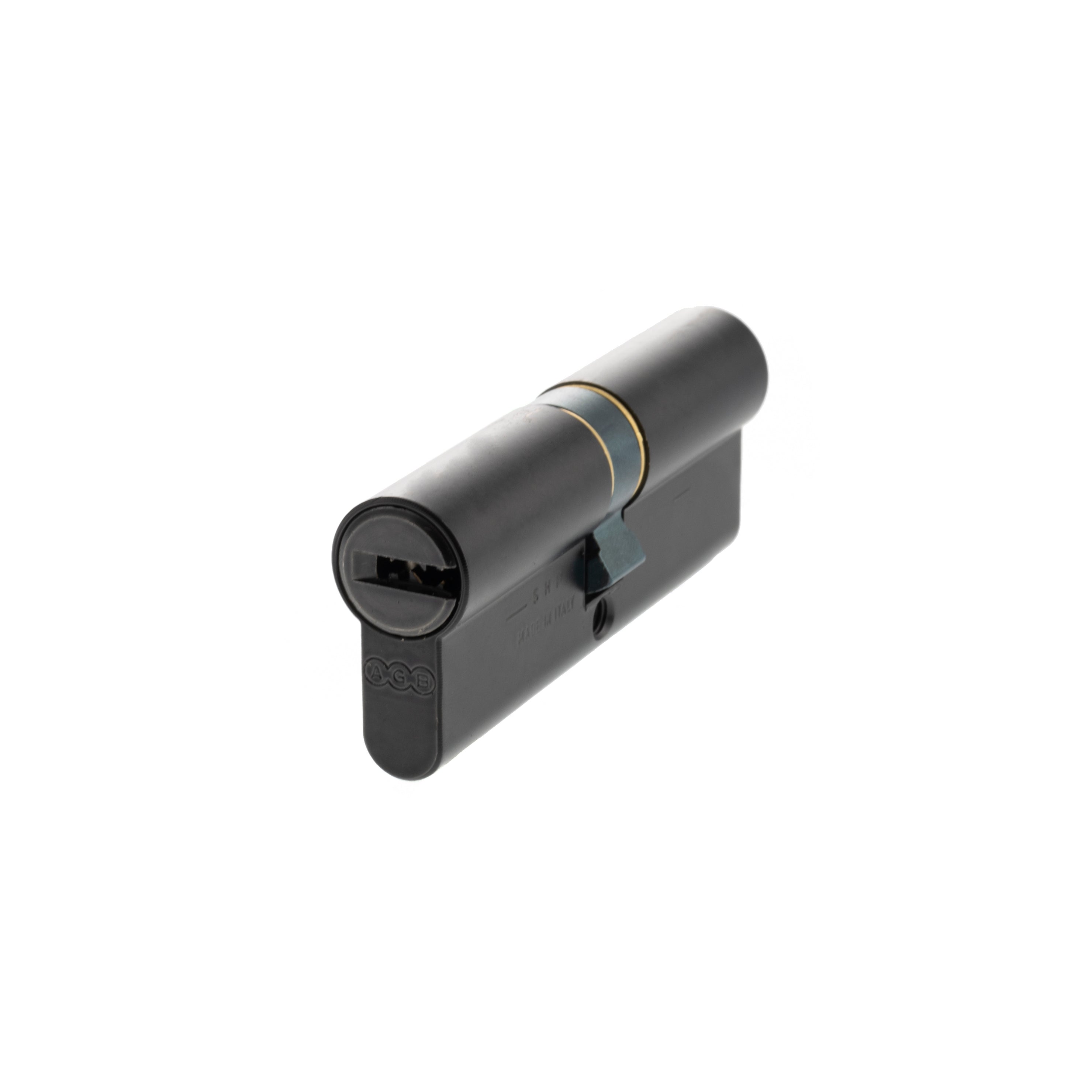 AGB Euro Profile 15 Pin Double Cylinder 40-40mm (80mm) - Matt Black