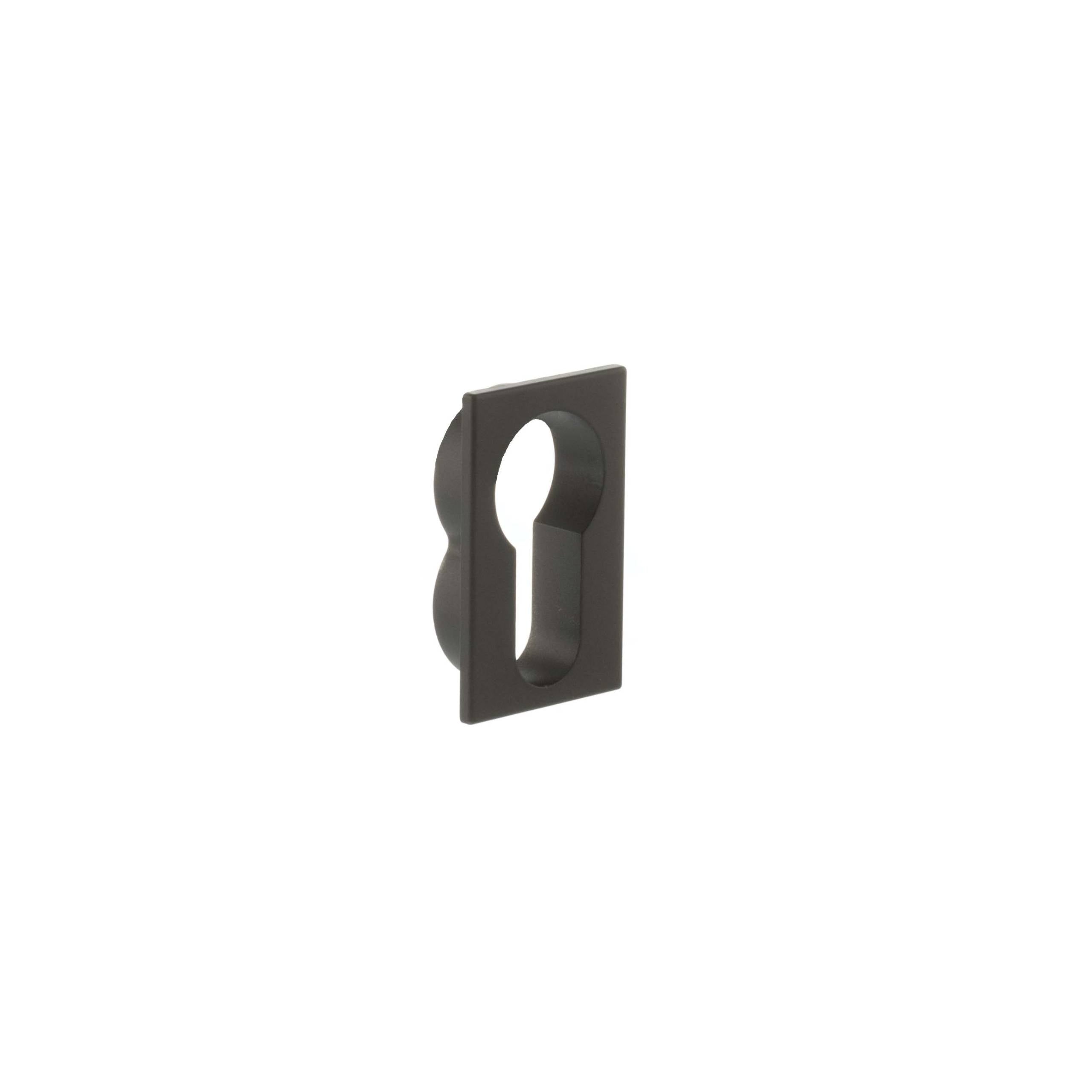 Forme Concealed Rose Euro Escutcheons Round - Urban Dark Bronze
