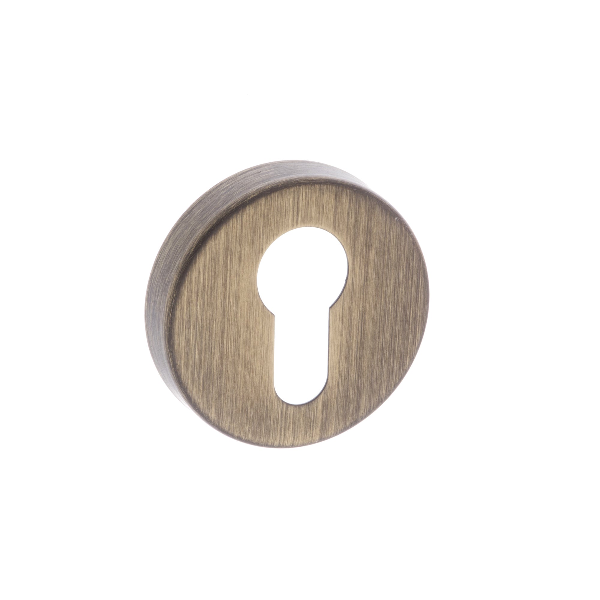 Forme Euro Escutcheons on Minimal Round Rose - Yester Bronze