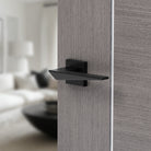 Forme Naxos Lever Door Handle on Minimal Square Rose