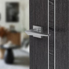 Forme Naxos Lever Door Handle on Minimal Square Rose